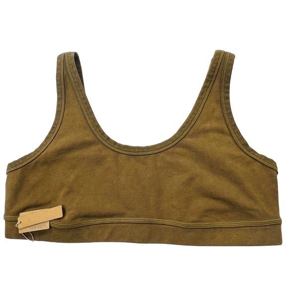SKIMS Outdoor Scoop Neck Bralette Sepia 3X - Picture 2 of 13